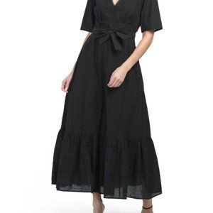 THE ODELLS Black Eyelet Dress